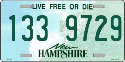 NH license plate 1339729