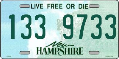 NH license plate 1339733
