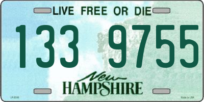 NH license plate 1339755