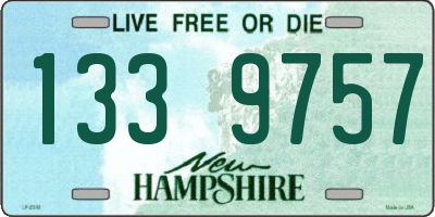 NH license plate 1339757