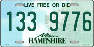 NH license plate 1339776