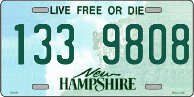 NH license plate 1339808