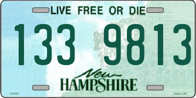 NH license plate 1339813