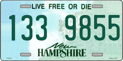 NH license plate 1339855