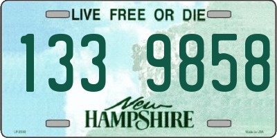 NH license plate 1339858