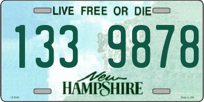 NH license plate 1339878