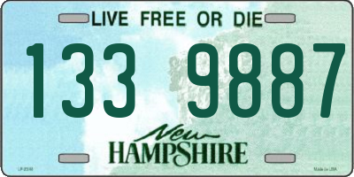 NH license plate 1339887