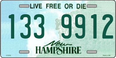 NH license plate 1339912