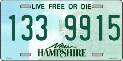 NH license plate 1339915