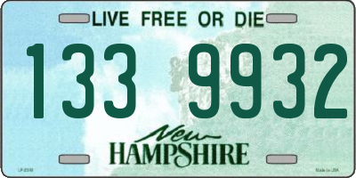 NH license plate 1339932