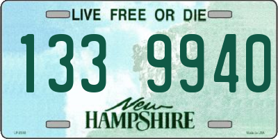 NH license plate 1339940