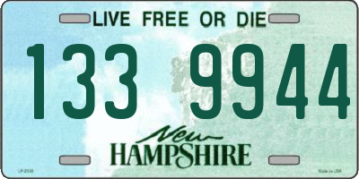 NH license plate 1339944