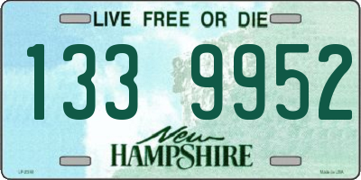 NH license plate 1339952