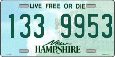 NH license plate 1339953