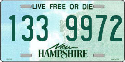 NH license plate 1339972