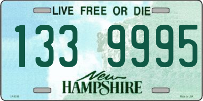 NH license plate 1339995