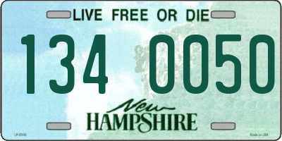 NH license plate 1340050