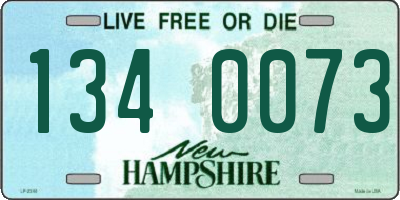 NH license plate 1340073