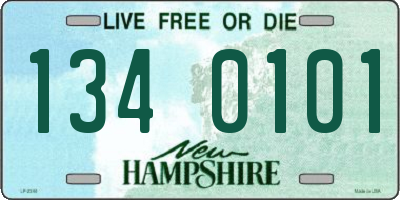 NH license plate 1340101