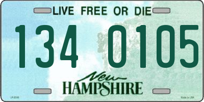 NH license plate 1340105