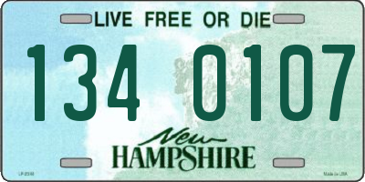 NH license plate 1340107