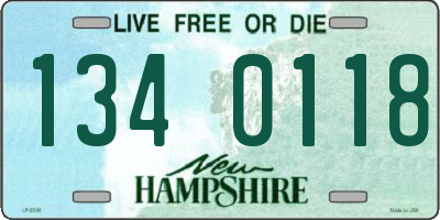 NH license plate 1340118