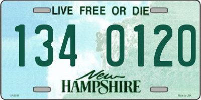 NH license plate 1340120