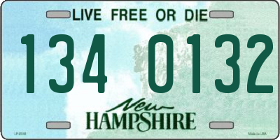 NH license plate 1340132