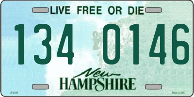 NH license plate 1340146
