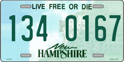 NH license plate 1340167