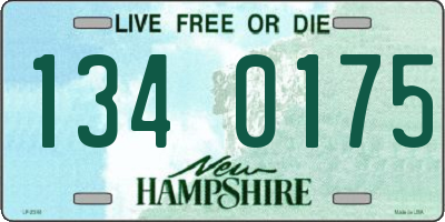 NH license plate 1340175