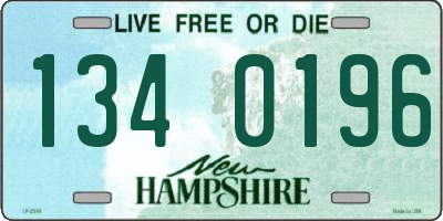 NH license plate 1340196