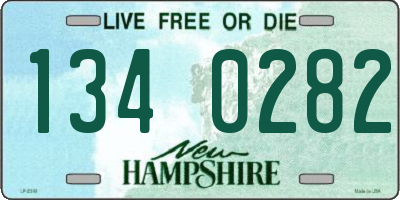 NH license plate 1340282