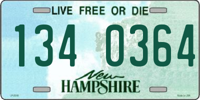 NH license plate 1340364