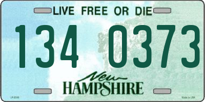 NH license plate 1340373