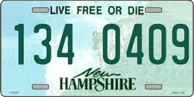 NH license plate 1340409