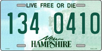 NH license plate 1340410