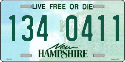 NH license plate 1340411
