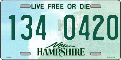 NH license plate 1340420