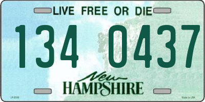 NH license plate 1340437