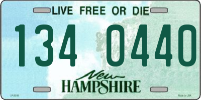 NH license plate 1340440