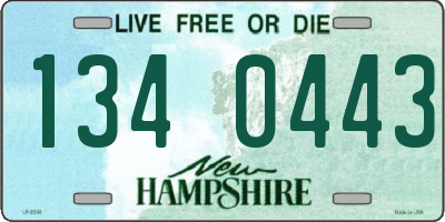 NH license plate 1340443