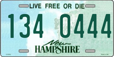 NH license plate 1340444