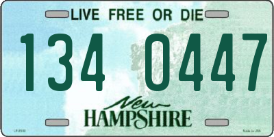 NH license plate 1340447