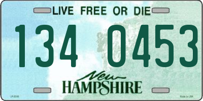 NH license plate 1340453