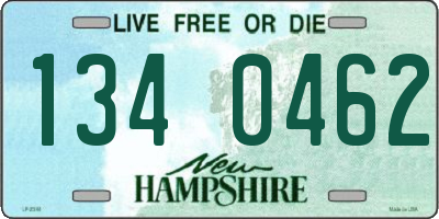 NH license plate 1340462