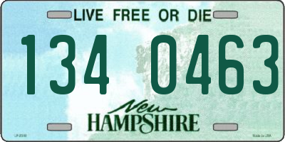 NH license plate 1340463