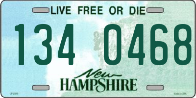 NH license plate 1340468
