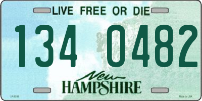 NH license plate 1340482