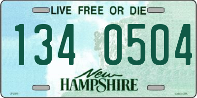 NH license plate 1340504
